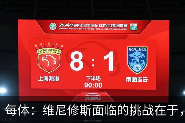 每体：维尼修斯面临的挑战在于，皇马从不会等待任何人